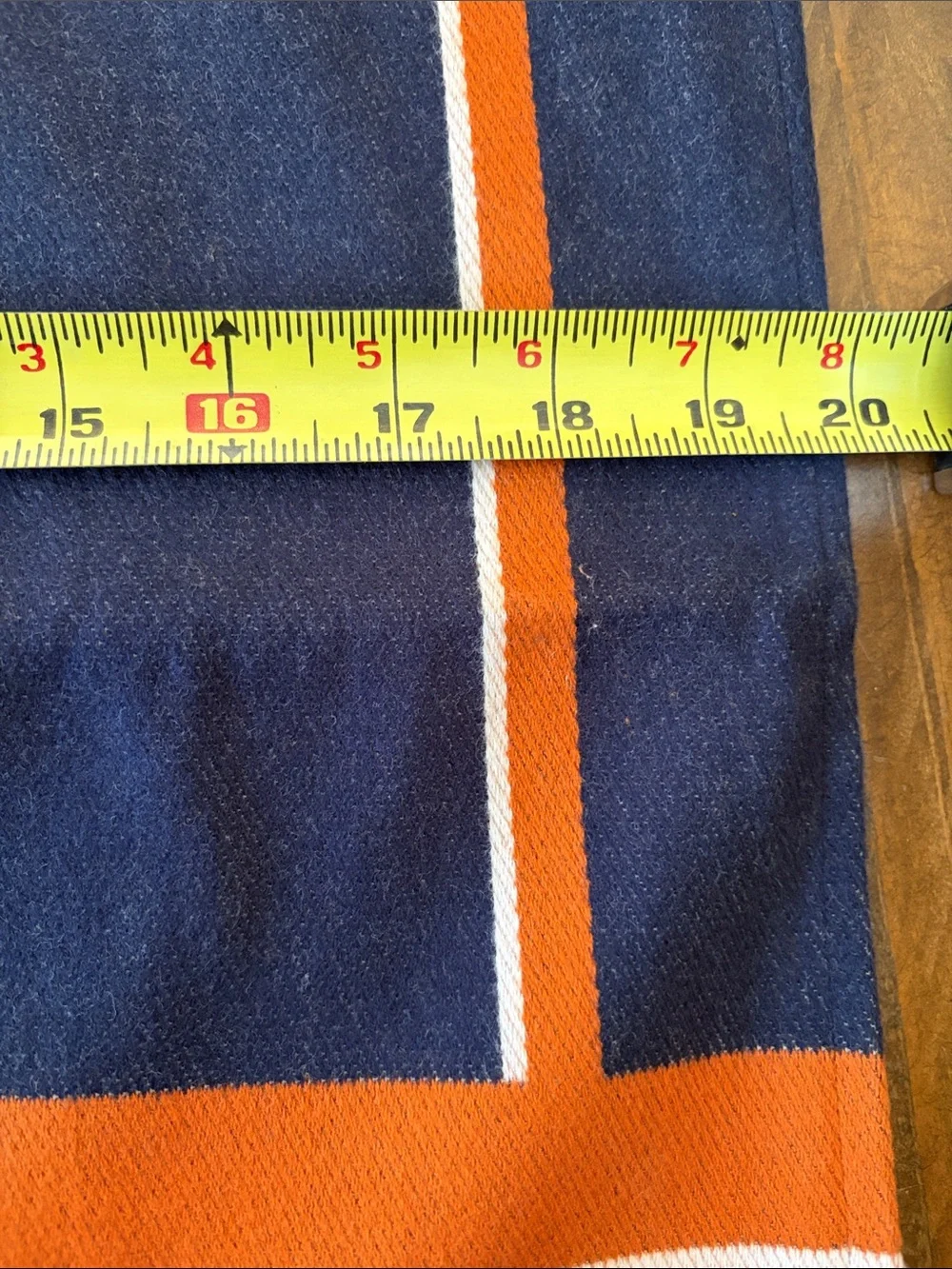 NWOT Burberry Script Football scarf size 166x50